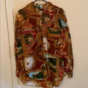 Pattern button down UNISEX